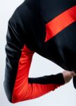 Castelli Mortimolo VI Jacket Light Black/Fiery Red