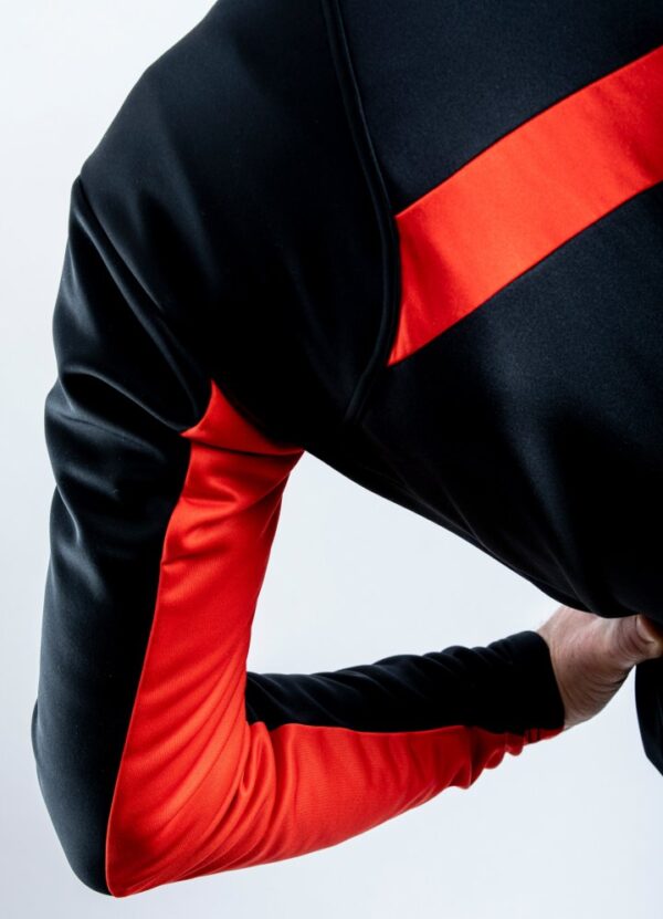 Castelli Mortimolo VI Jacket Light Black/Fiery Red
