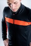 Castelli Mortimolo VI Jacket Light Black/Fiery Red