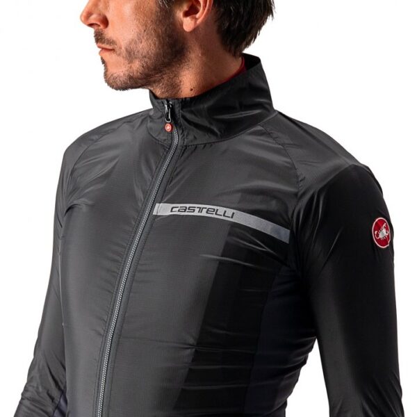 Castelli Squadra Stretch Jacket Light Black/Dark Grey