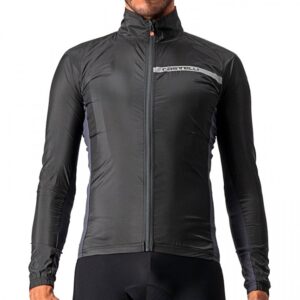 Castelli Squadra Stretch Jacket Light Black/Dark Grey
