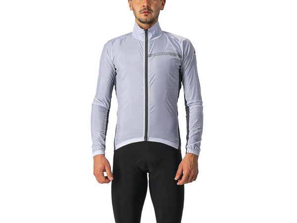 Castelli Squadra Stretch Jacket Silver Grey/Dark Grey