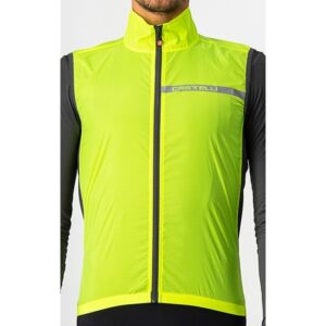 Castelli Squadra Stretch Vest Yellow Fluo/Dark Grey