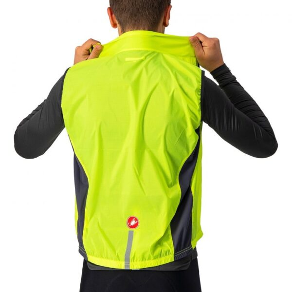 Castelli Squadra Stretch Vest Yellow Fluo/Dark Grey