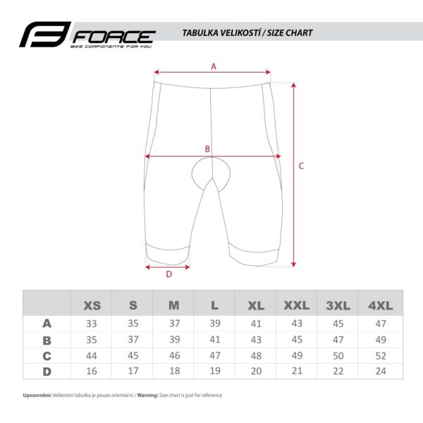 Force χειμερινό κολάν ποδηλασίας Z68 Tight with pad