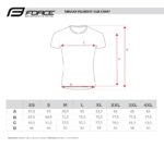 Force μπλούζα ποδηλασίας MTB Angle Jersey Μπλε/Κόκκινο