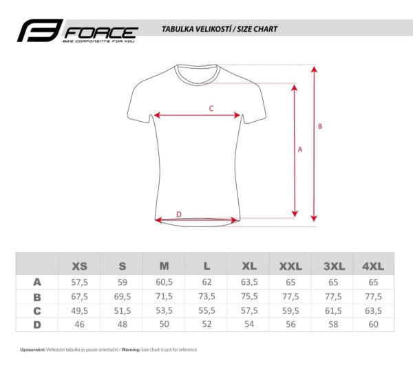 Force μπλούζα ποδηλασίας MTB Angle Jersey Μπλε/Κόκκινο